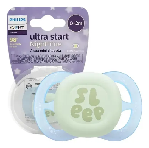 AVENT SCF076/06 CHUPETA ULTRA START NIGHTTIME INDIVIDUAL 0-2M