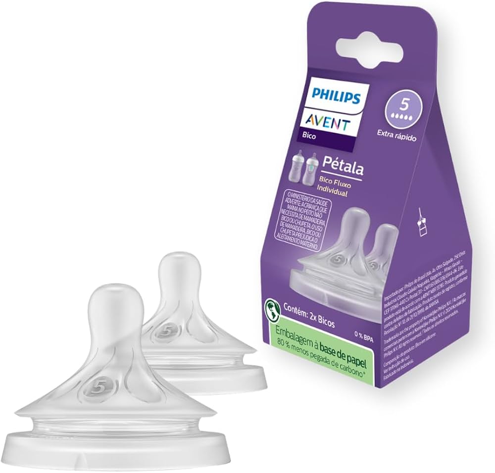 AVENT BICO PETALA 3.0 TAMANHO 5 6M+ 2 UNIDADES 