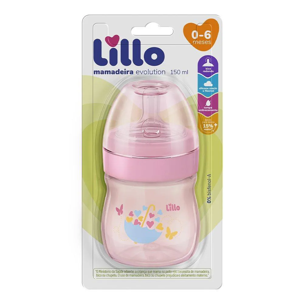 LILLO MAMADEIRA SUPER EVOLUTION ROSA - 150ML
