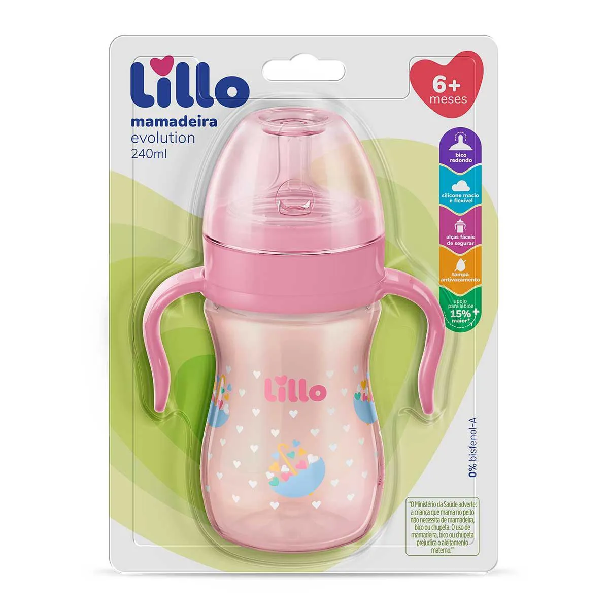 LILLO MAMADEIRA SUPER EVOLUTION ROSA - 240ML